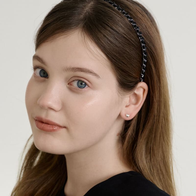 NUOY Sparkling Cubic Point Hairband (2 Colors)