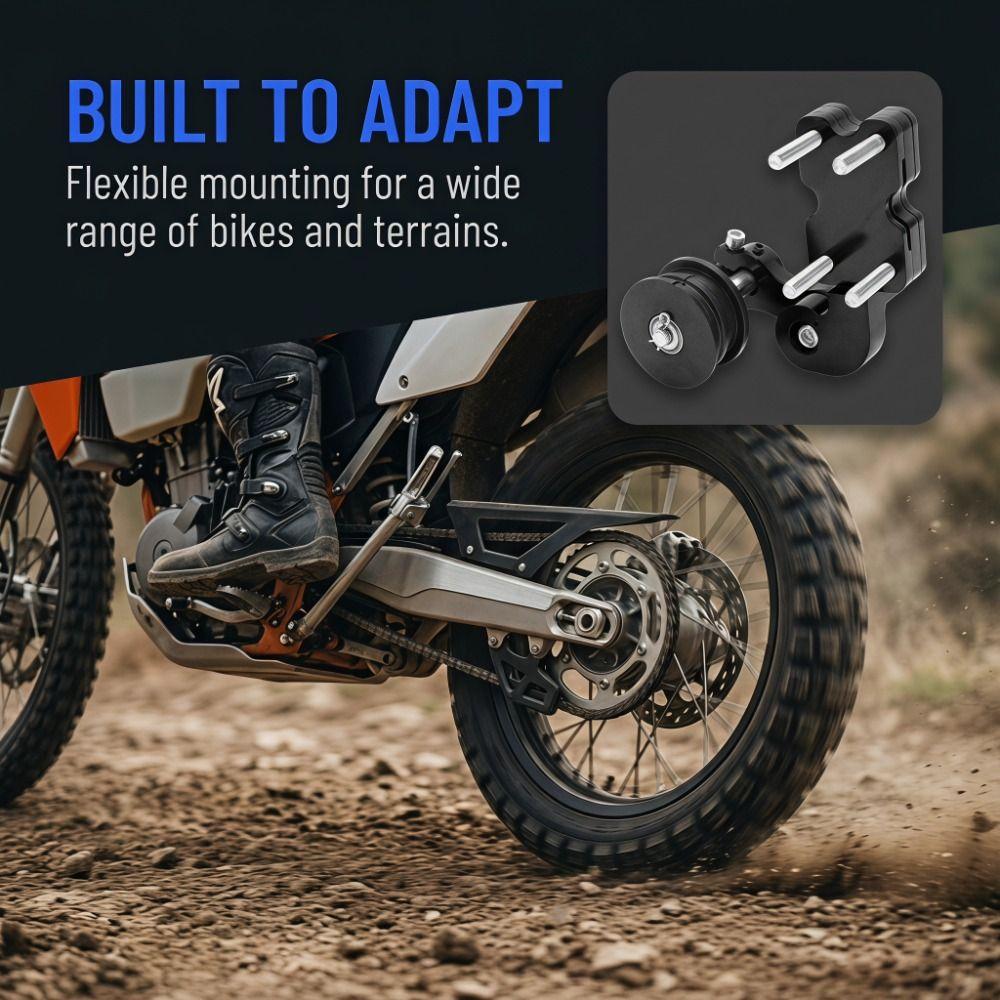 Rubber Guide Roller Motorcycle Chain Tensioner Automatic Chain Adjuster Bike DIY Modders