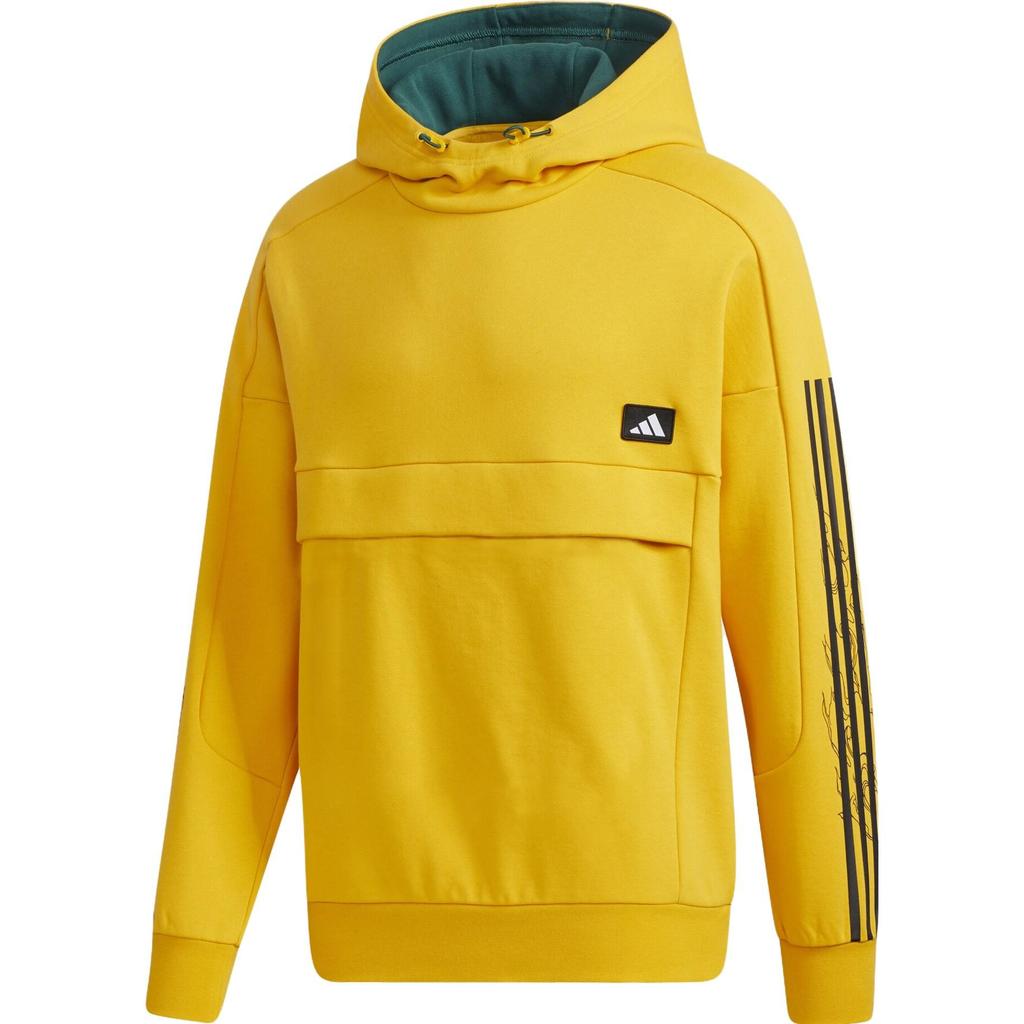 Adidas Sweatshirts Men's Gold Hooded Moderate Regular GM4434