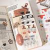6 color index sign up notebook collage stickers, creative stickers DIY sticker notebook, student stationery, photo decoration