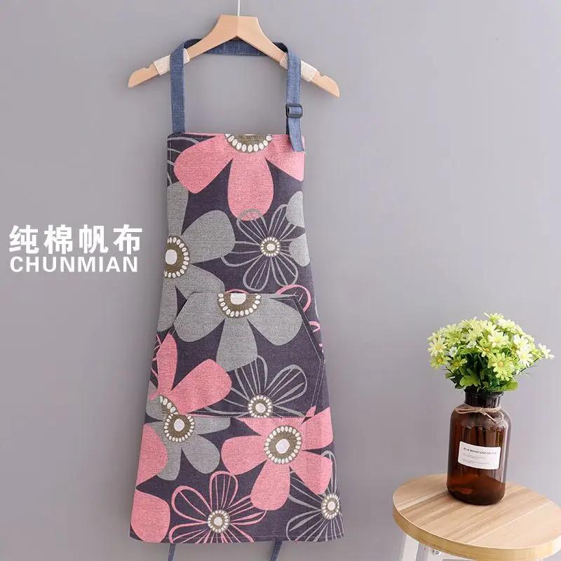 Lace Up Apron Household Kitchen Cleaning Tools Anti-fouling Dirt Resistant Oil-proof Breathable Sleeveless Cooking Aprons Simple OneSize