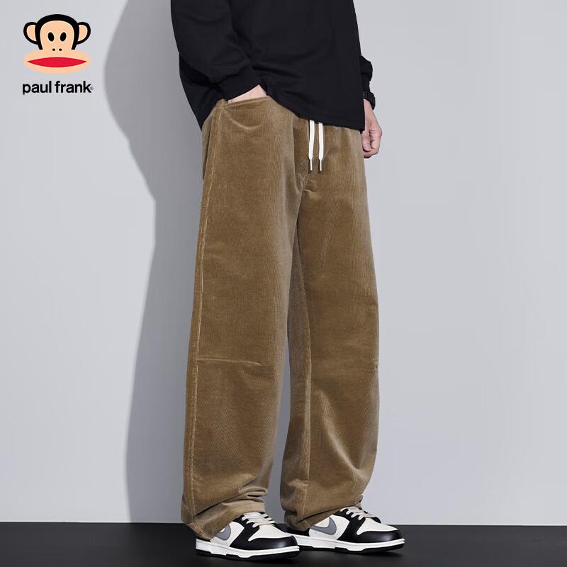 Paul Frank Men's Corduroy Relaxed Straight-Leg Casual Pants