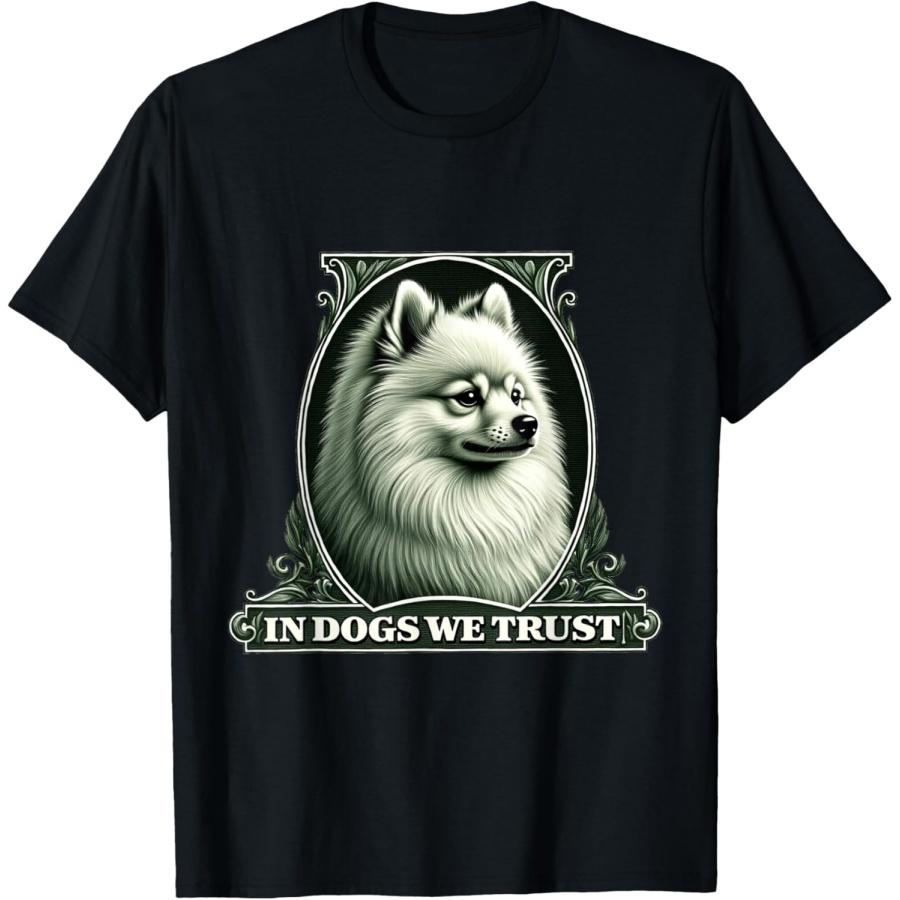 Мы доверяем Померанскому шпицу Забавная винтажная футболка с собакой пом S