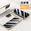 Applicable To Samsung Zfold7 Mobile Phone Case Film Integrated Lens Bracket Electroplating ZFold7 All-inclusive Anti-drop Center Shaft Leather Case