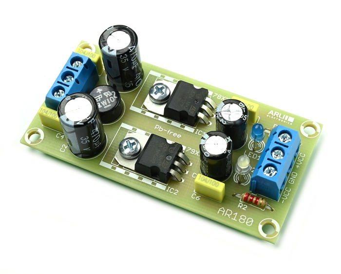 Kit alimentation electronique Arlikits AR180/15 Bloc d'alimentation symetrique stabilise + 15 V - 15 V