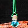 7ml Car Hanging Bottles Perfume Aromatherapy Refillable Air Freshener Diffuser Oil Fragrance Bottle Vehicle Auto Sapper Pendant