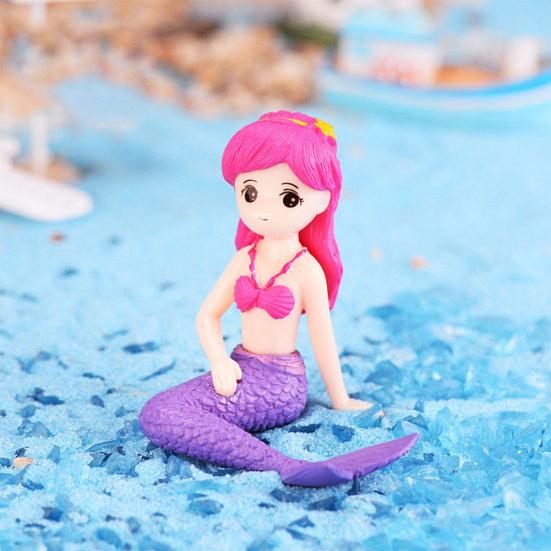 DIY Mermaid Mini Model Figurine Miniature Fairy Garden Bonsai Aquarium Decor