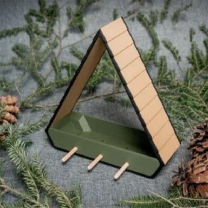 

Треугольная кормушка для птиц с прозрачным окном, персонализированная кормушка для птиц со съемным поддоном для сада, двора, дикой природы, наблюдения за птицами хаки