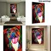 Nordic Animal Illustration On Oil Canvas For Home Interior Modern Decoration