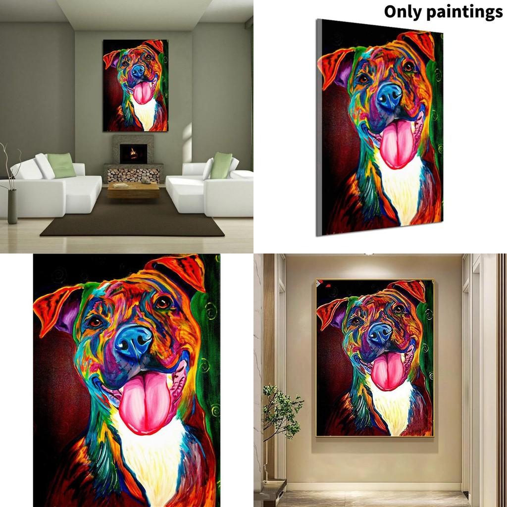 Nordic Animal Illustration On Oil Canvas For Home Interior Modern Decoration