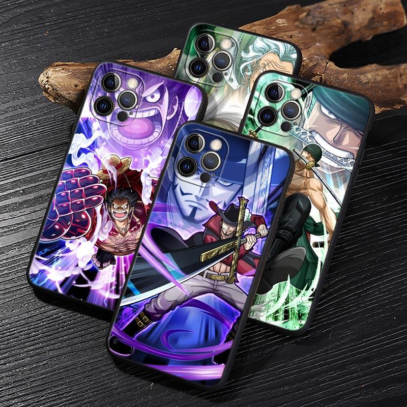 Mihawk Zoro Anime One Pieces Funda For Iphone 17 Case For iPhone 16 15 11 12 13 Mini 17 Pro Max 16 Plus 17E 16E Air Soft Cover