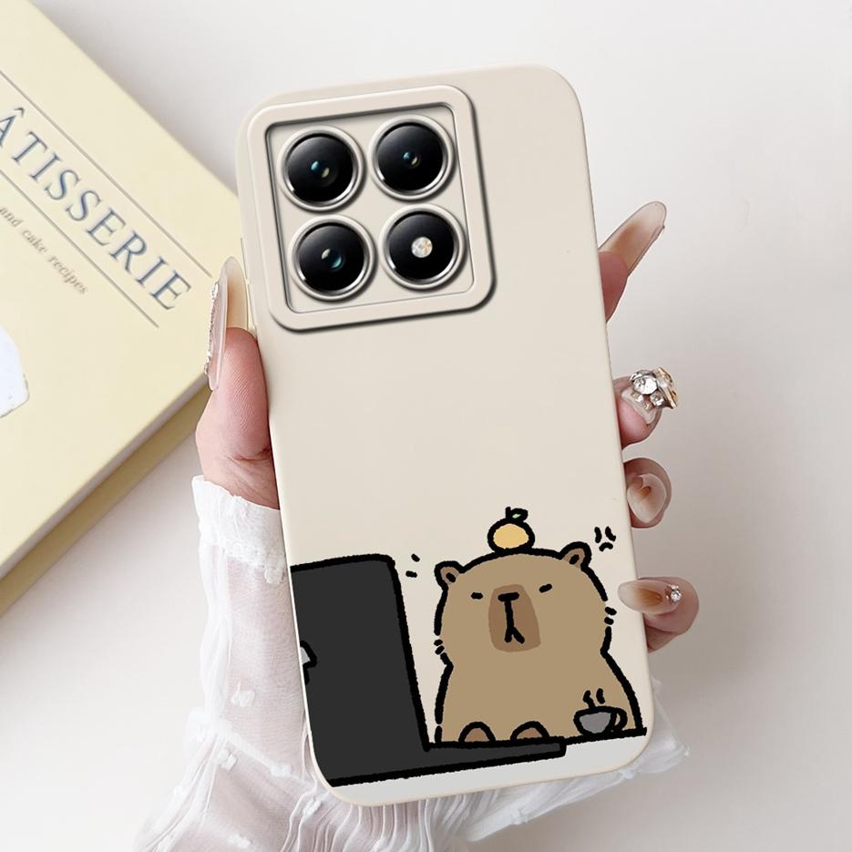 For Xiaomi 14T Pro Case Cute Dog Cartoon Cover Soft TPU Full Cameras Protection Shell For Xiaomi Mi 14T Pro Mi14T 5G Phone Cases