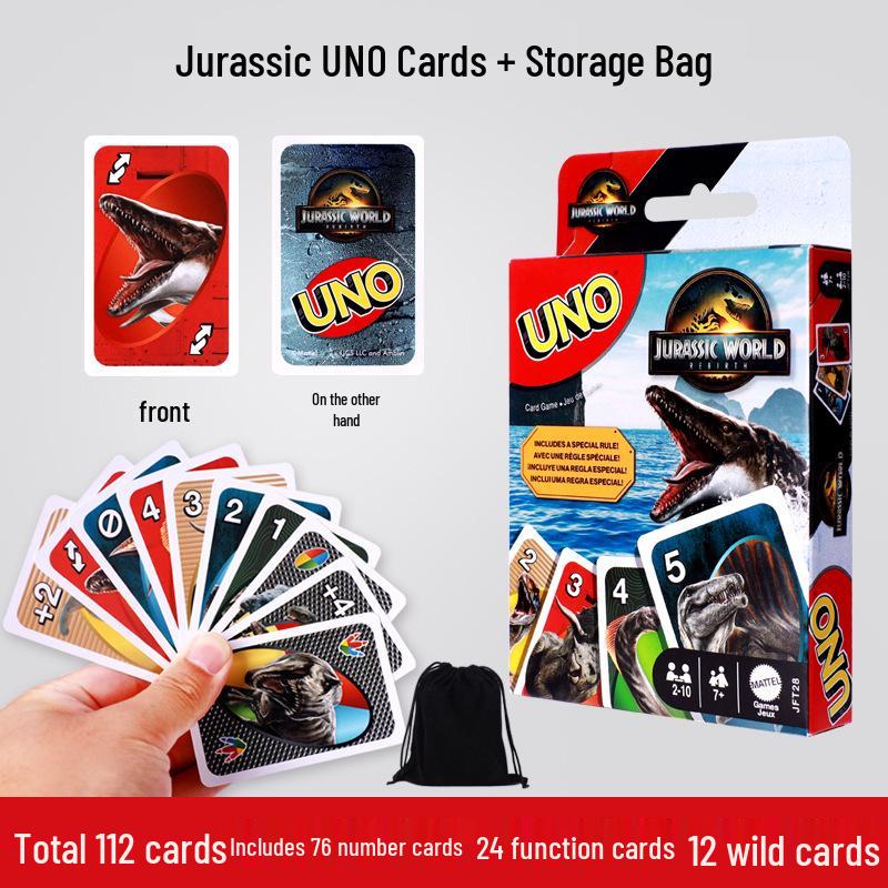 Genuine Mattel UNO Classic Card Game for Multiple Players - Casual Party Poker Table Game