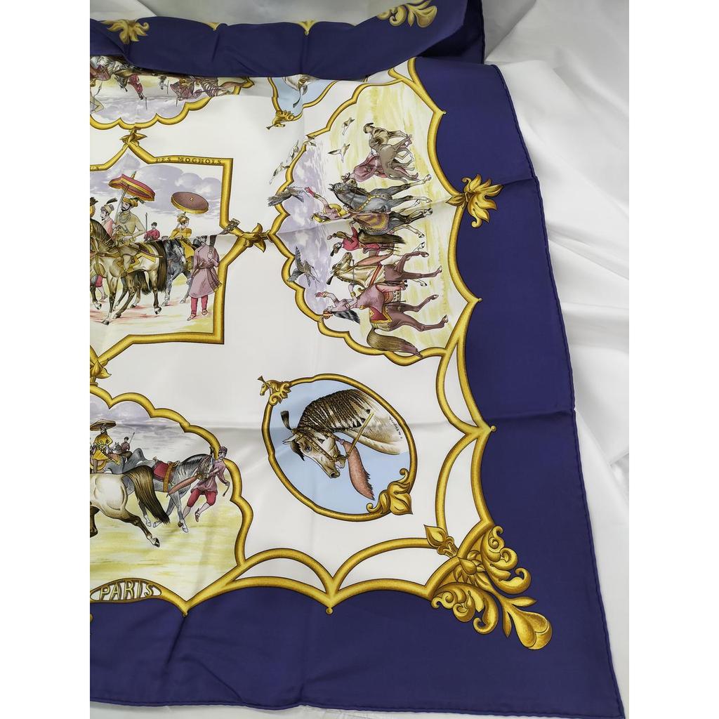 Used HERMES Carre 90 LES CHEVAUX Scarf
