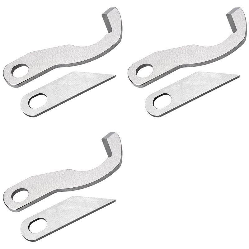 A25F-3X Serger Overlock Blades For Brother 1034DX, 3034D, 4234D, 4234DT, 5234PRW - Upper And Lower Knife Set