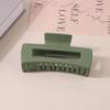 8.5CM x 10.5CM Rectangular Matte PS Hair Clip - Simple Shark Hair Accessory