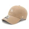 Cap Clean Up MLB Mini Logo NY Khaki FREE BR 47 CLEAN UP New York Yankees '47brand '47BRAND