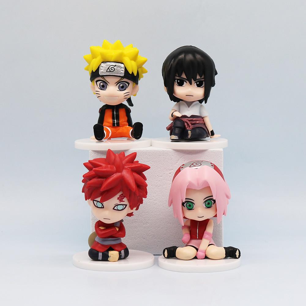 Uzumaki Naruto Uchiha Sasuke Kakashi Haruno Sakura Character Model Ornaments