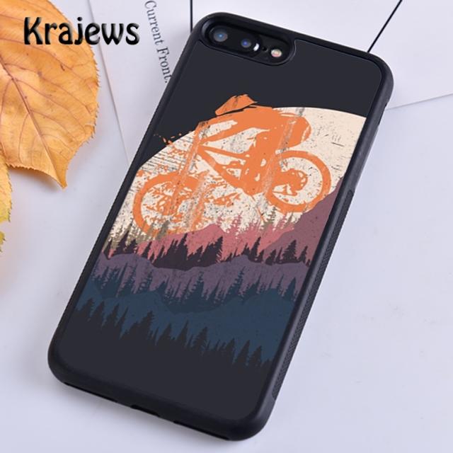 Fahrrad Mountainbike Fahrrad Kunst Handyhülle Abdeckung Für iPhone 17 Air 16 15 14 plus 12 13 pro max Fundas
