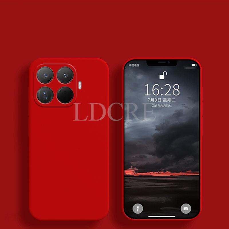 For Xiaomi 15T Pro Case Liquid Silicone Cover Xiaomi 15T Pro Case TPU Plain Rubber Phone Protector Case Xiaomi 15T Pro Cover