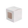 10Pcs White/black/Brown Kraft Window Box Packing Gift Boxes with Pvc Window for Candy/Cake/Soap/Cookie/Cupcake Display Box