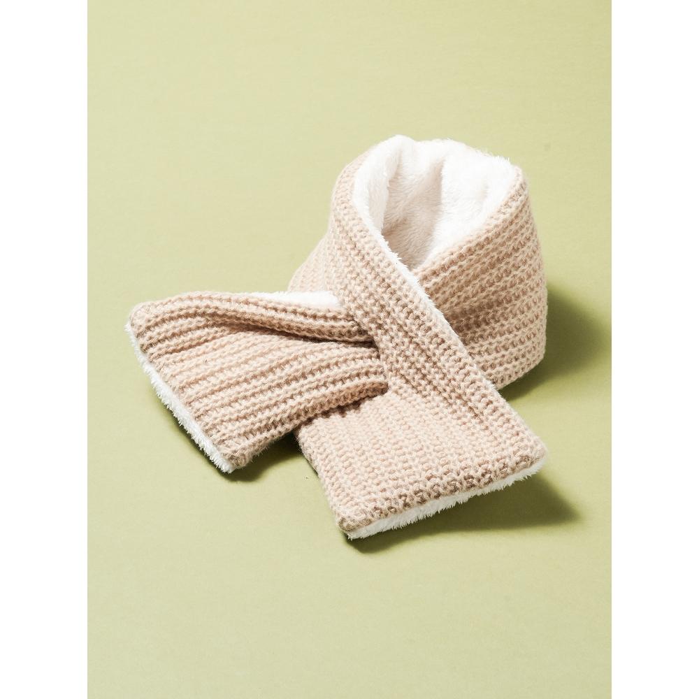 

Daiso Knitted Fur Lining Shawl 86 X 15 Cm Beige