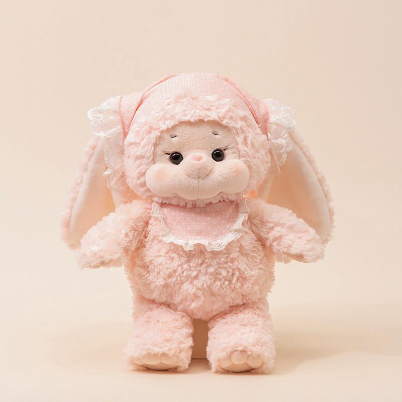 

Plush Sheep Bunny Toy With Pp Cotton Filling For Sleep Comfort Gift For Teens And Girls Bunny Pink