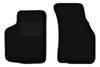 Black Front Floor Mats For: Volkswagen Golf I Cabrio (1979-1993)