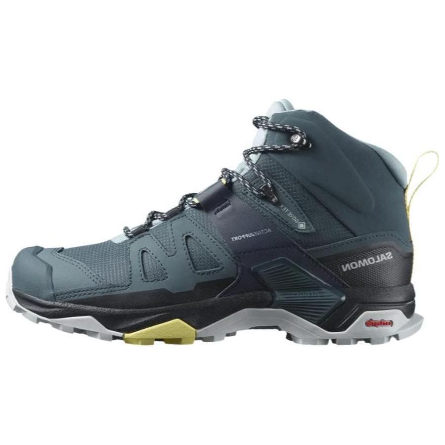 Salomon X Ultra 4 Round Toe Comfortable Non-Slip Durable Mid-Top Outdoor Functional Shoes Women Shoes Blue 473528