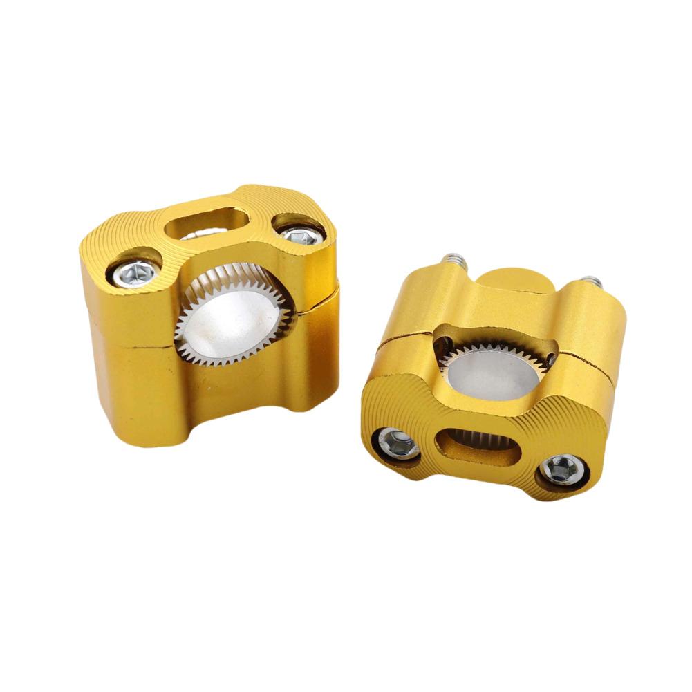 Aluminum Handlebar Clamp Protector Motorcycle Handlebar Clamp Handlebar Risers Adapter Stylish Appearance For Motorcycles