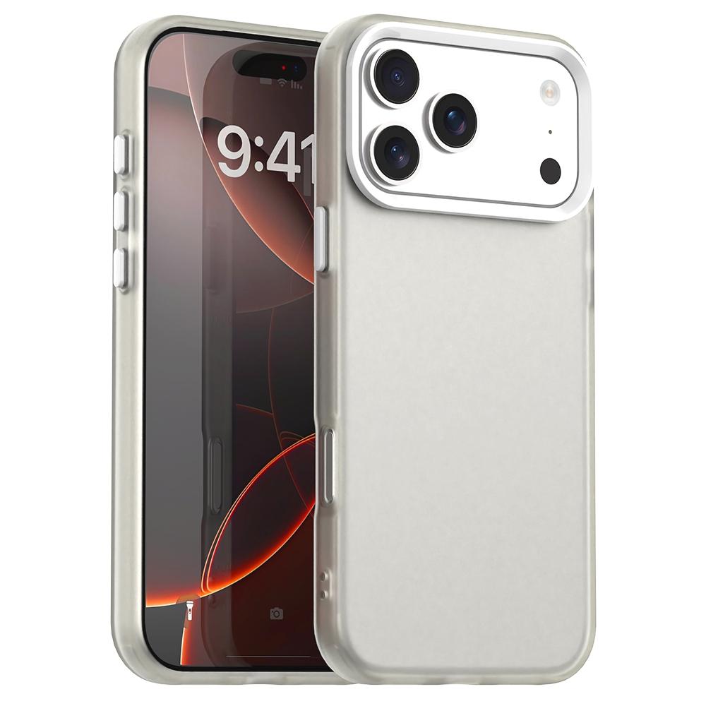 For iPhone 17 Pro Case PC+TPU+PET Matte Anti-Drop Phone Back Cover