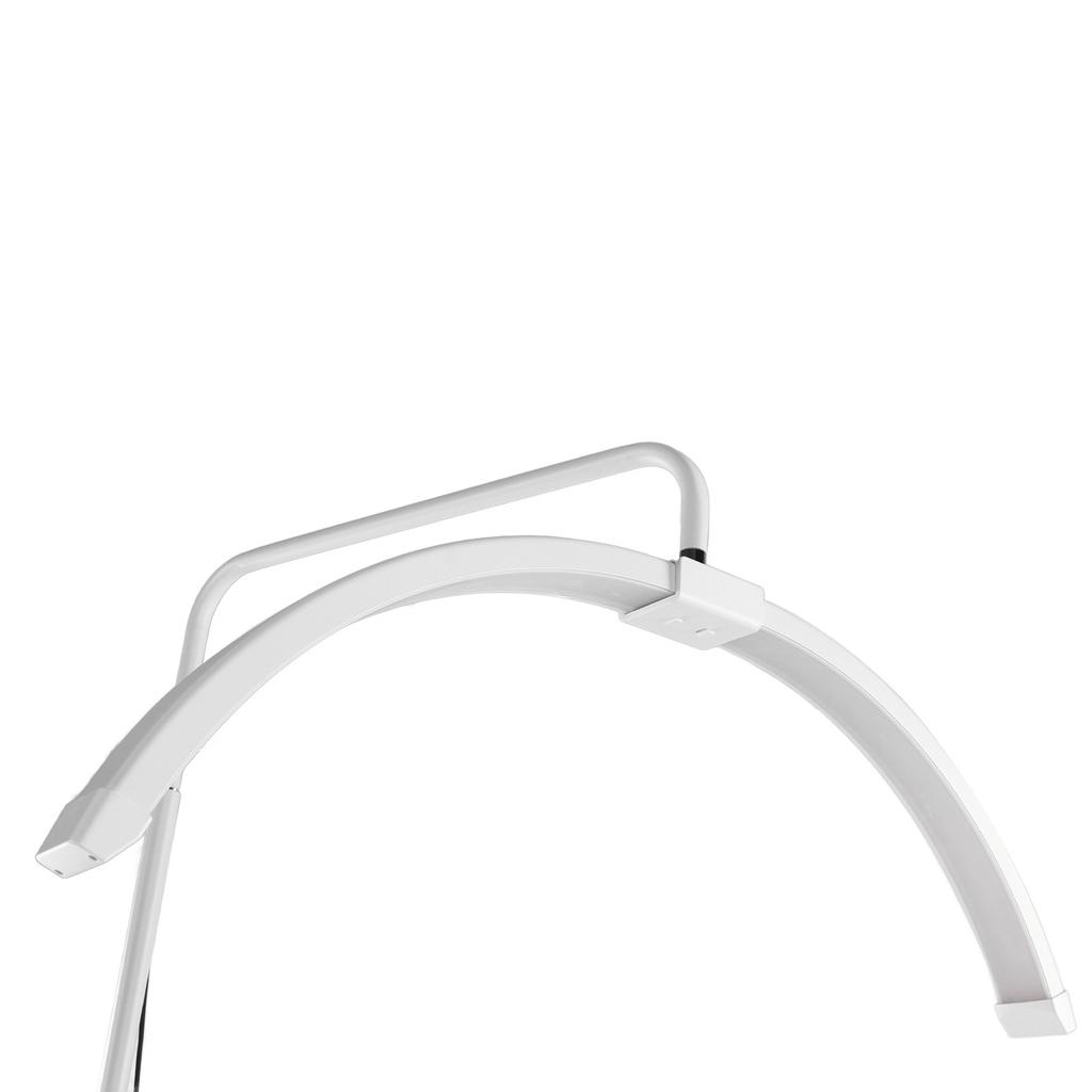 26in LED Floor Light Kit Color Temperature Brightness Adjustable Half Moon Lamp with Stand for