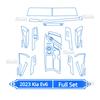 For Kia Ev6 Navigation Windows Central Control Car Film Interior Accessories Anti-scratch TPU Transparent Protector Film