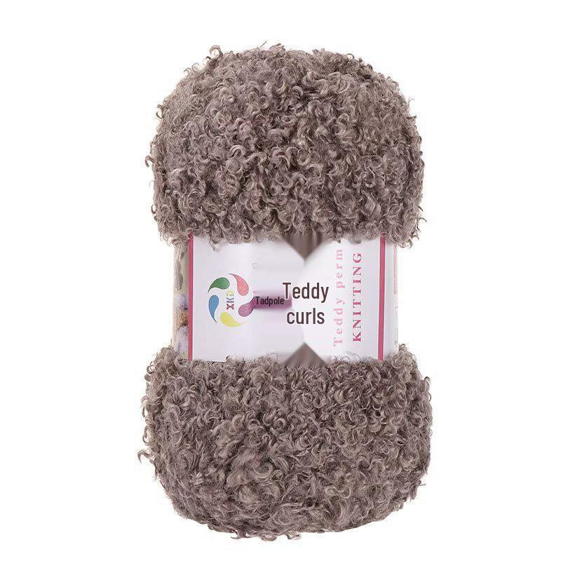 

Пряжа Тедді Вовна Кучерява Петля: Пряжа для в язання гачком та спицями ручної роботи для шарфів та ляльок