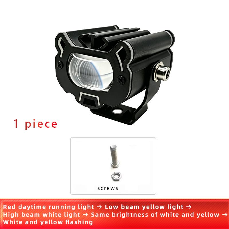 Motorcycle LED Auxiliary Light Kit, Spotlight Driving Fog Lights, Off Road Work Light,For Tractor Truck ATV UTV SUV Boat,12V-65V LED Headlights,