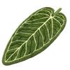 1Ps Large Tropical Green Plant Creative Wall-hung Kitchen and Bathroom Towel, Coral Fleece Material Towel