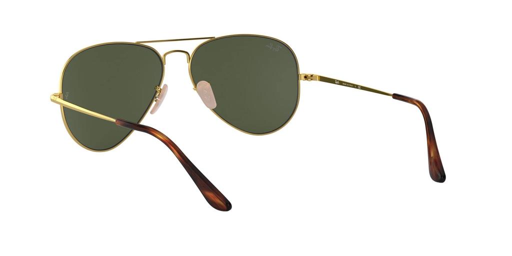 Sunglasses 0RB3689 AVIATOR METAL II 914731 GREEN 58 Ray-Ban G-15