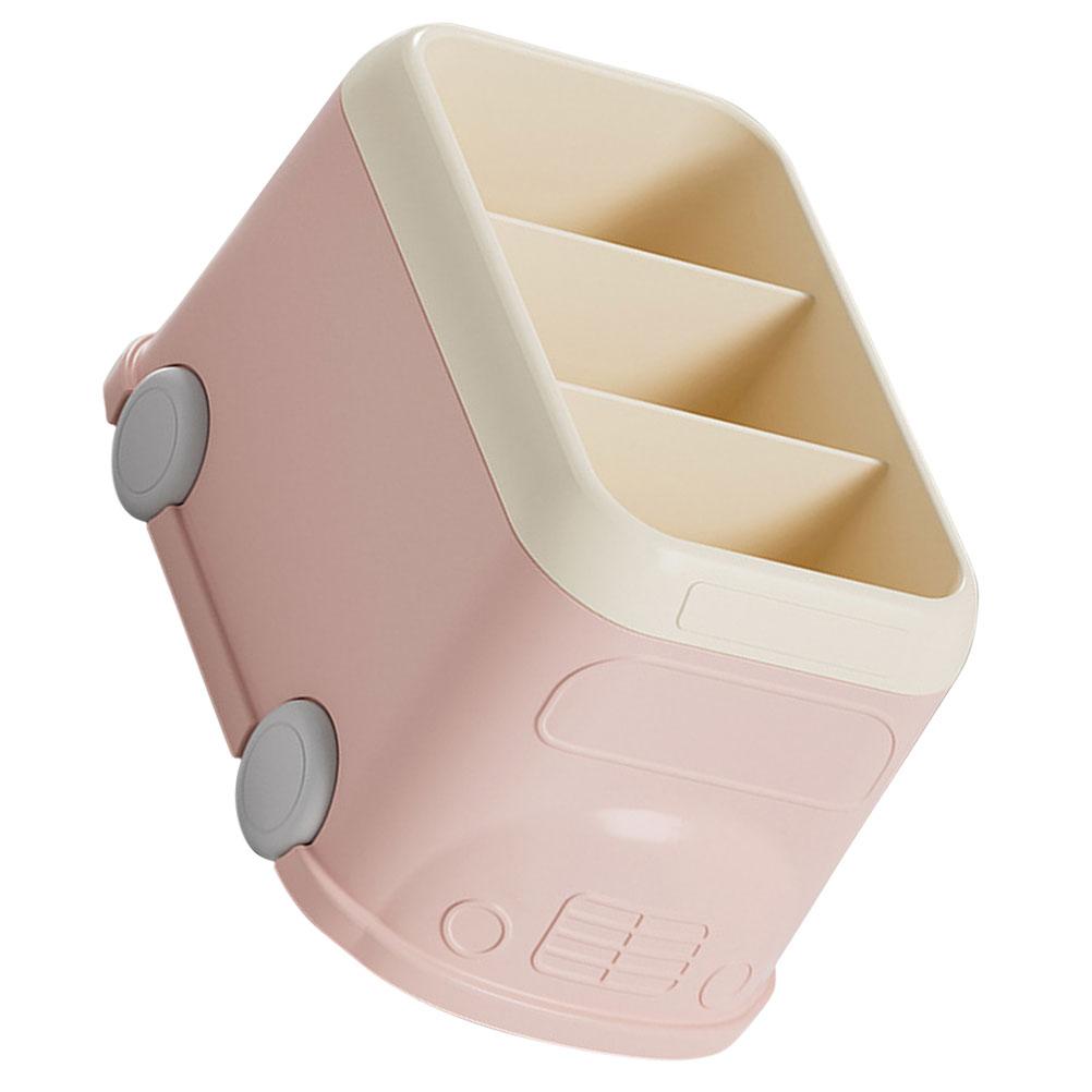 Porta-lápis Multi-Grid Canetas Organizador de mesa de plástico para escritório Caixa de papelaria para mesa Caixa de caneta para mesa Caixa de armazenamento de itens de costura