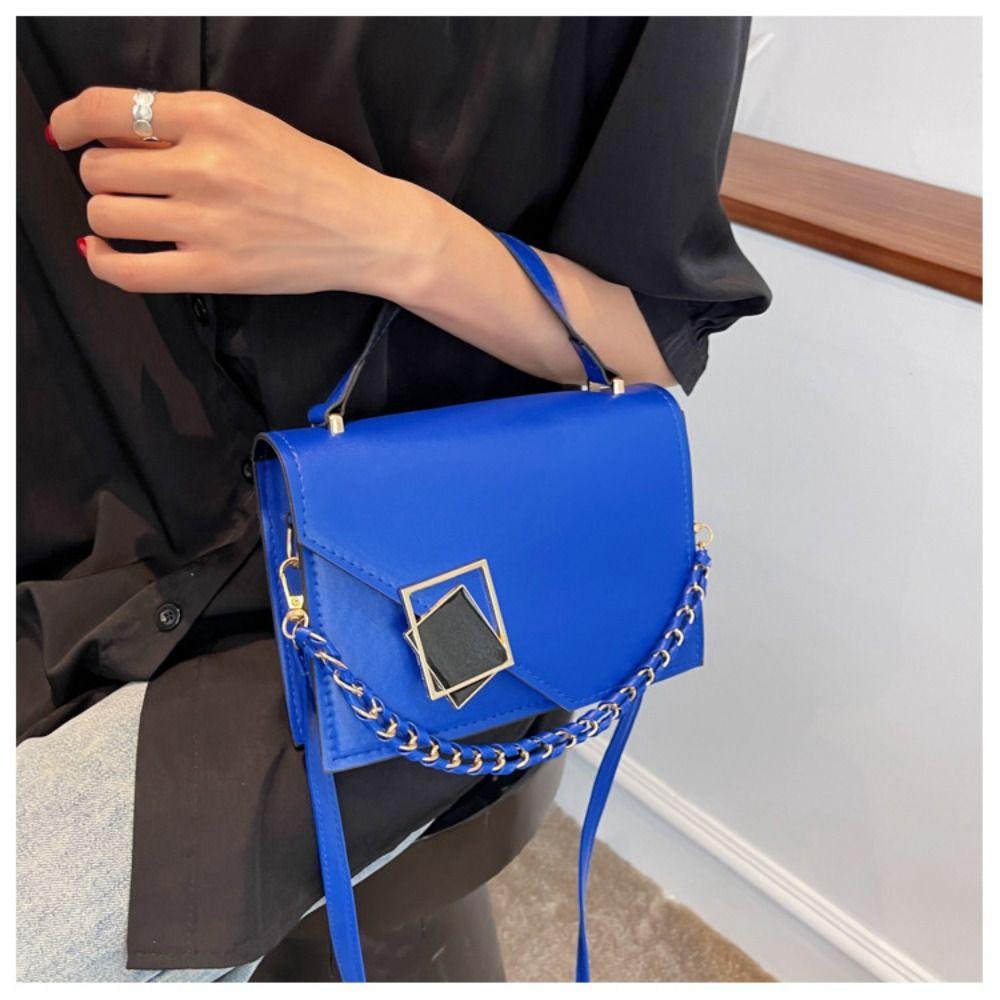 Simple Single Shoulder Bag Korean Style Small Square Bag Trendy Woman's Crossbody Bag  Party