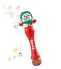 Christmas Fully Automatic Light Music Bubble Gun Santa Claus Snowman Bubbles Stick Machine Party Toy Children's Birthdays Gifts