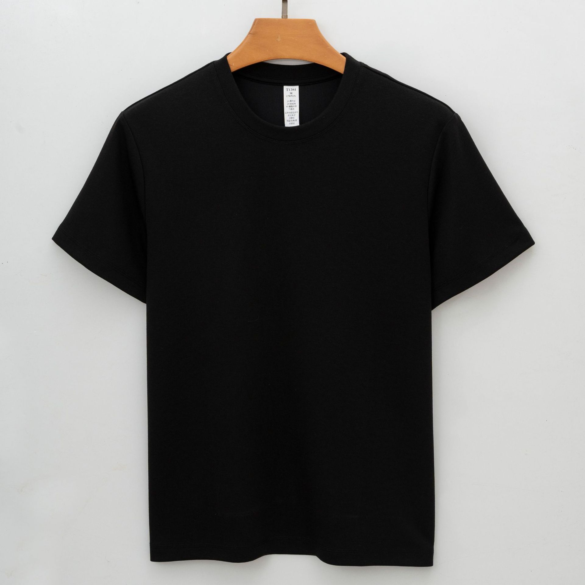 

Thickened Modal Cotton Short sleeve T shirt Summer Loose Antibacterial Solid Color Premium Youth Half sleeve T shirt Minimalist Breathable Tops 4XL