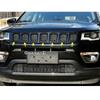For Jeep Compass 2017 2018     Styling Cover Protection Detector Trim Racing Front Up Grid Grill Grille Racing