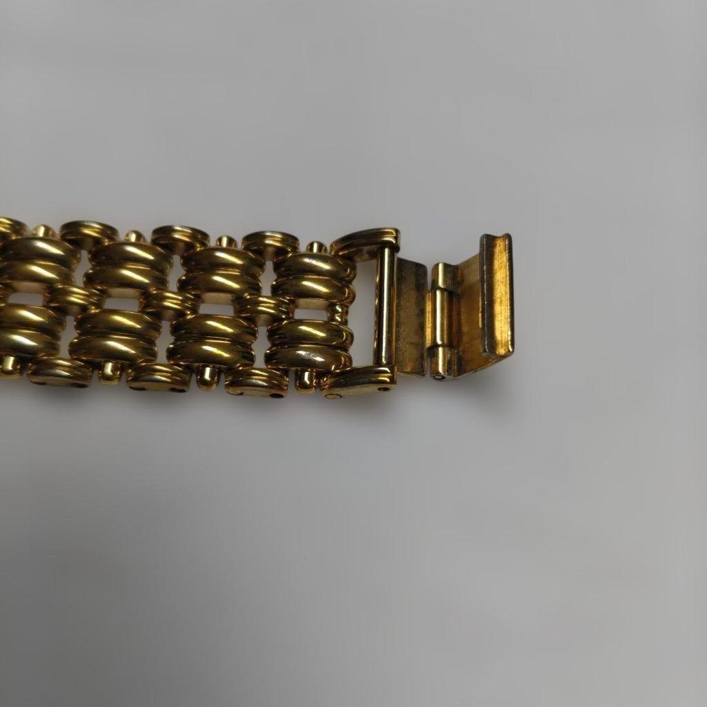 Used LONGINES quartz watch gold dial