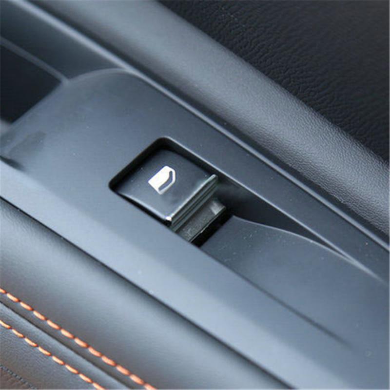 Bilar dekorativa plätering fönsterhissknapp strömbrytare dekoration NYTT för Peugeot 4008 5008 GT 2017 2018 ar tillbehör bilstyling