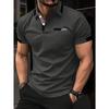 Manfinity Homme Chemise Polo Casual Manches Courtes Color-Block d'Été pour le Trajet