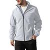 Nouvelle veste polaire pour homme: Veste d'extérieur zippée à col montant pour le printemps, l'automne et l'hiver