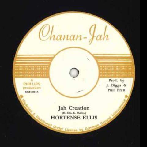 12inch Record HORTENSE ELLIS - Jah Creation / You Done Me Wrong CGI12014 Chanan Jah UK 1979 UK Reggae, Ska & Dub