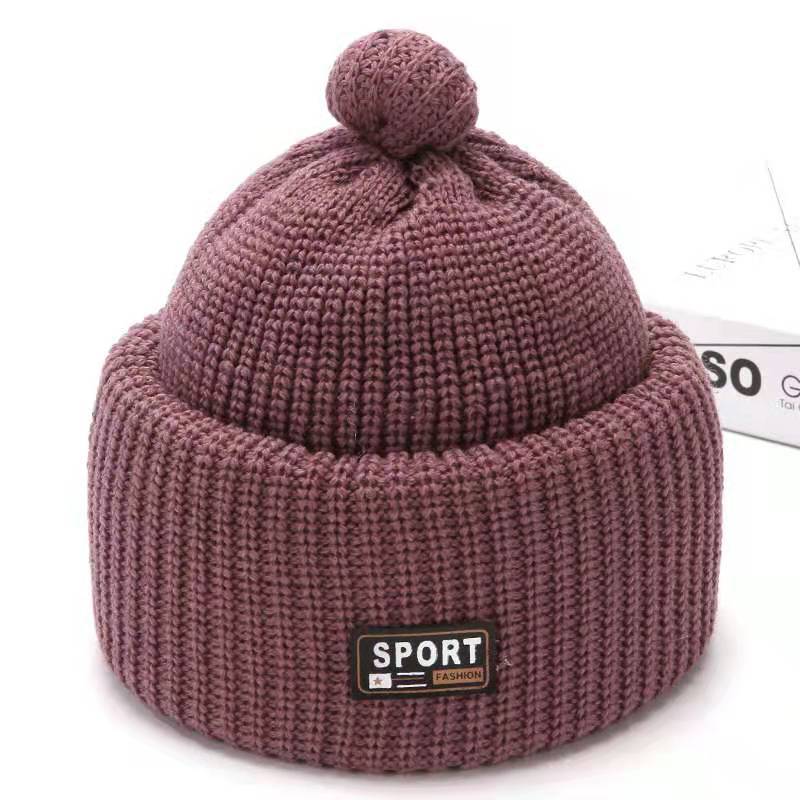Old man's hat for men to keep warm in winter father's hat for ear protection old man's grandfather's knitted woolen hat thick middle-aged elderly hat