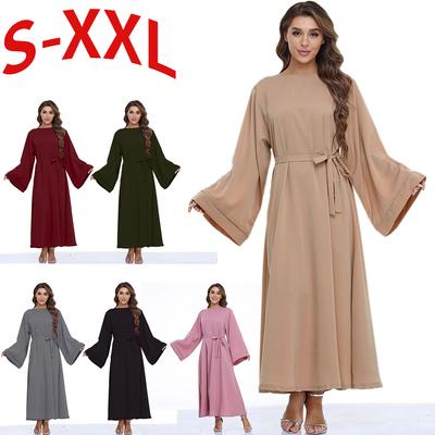 Vestido EBay Vestido de Capela Muçulmano Grande Roupa Feminina Outono Vestido Túnica Oriente Médio