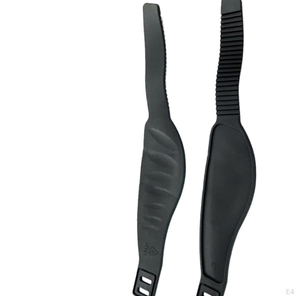 2 Stück Heimtrainer-Pedalriemen Verstellbare Länge Fixierbänder für Heim-Fitnessstudio-Training